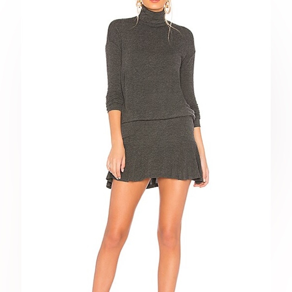 New Bailey 44 Anastasia Sweater Dress Dark Grey Medium